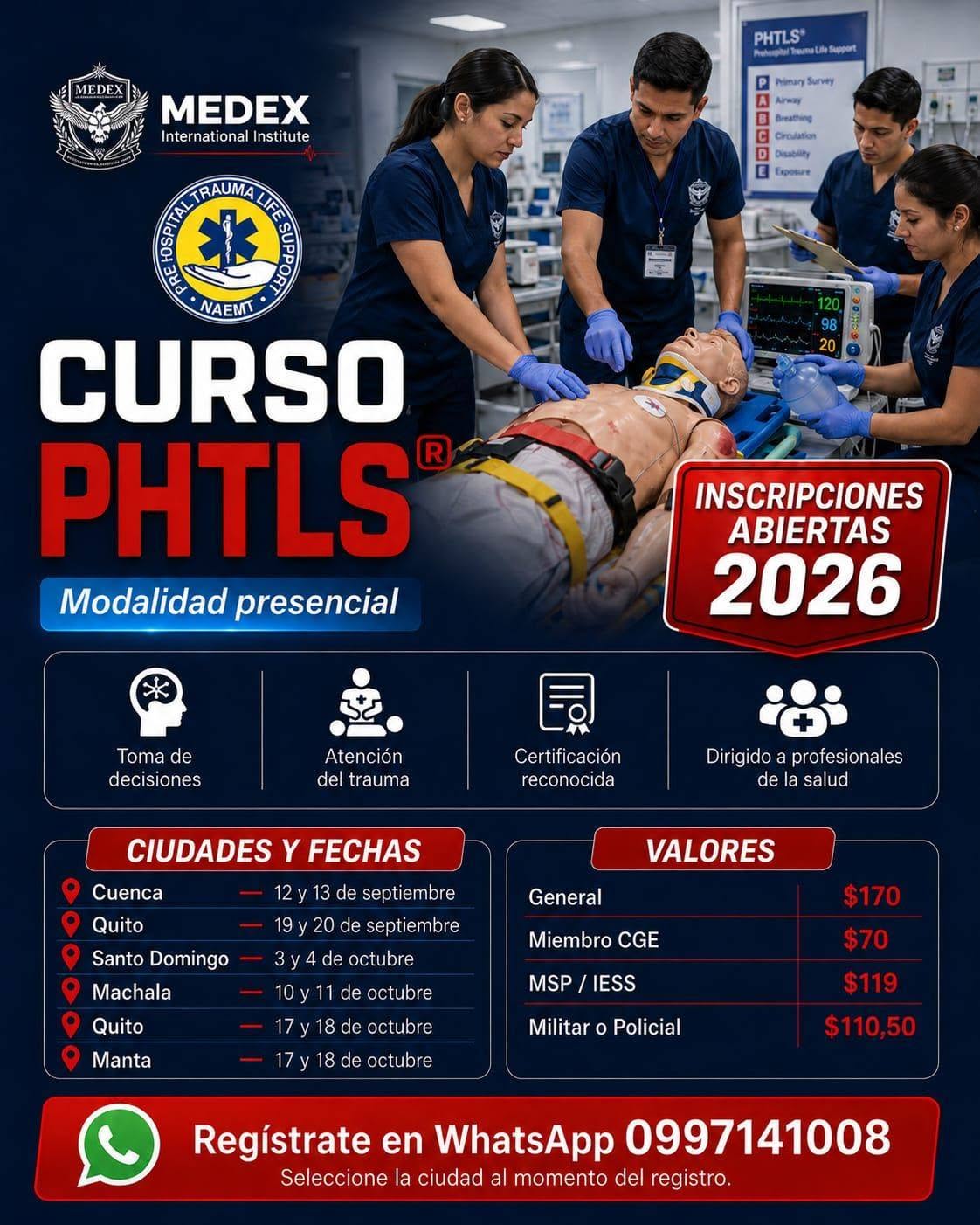 PHTLS - Prehospital Trauma Life Support